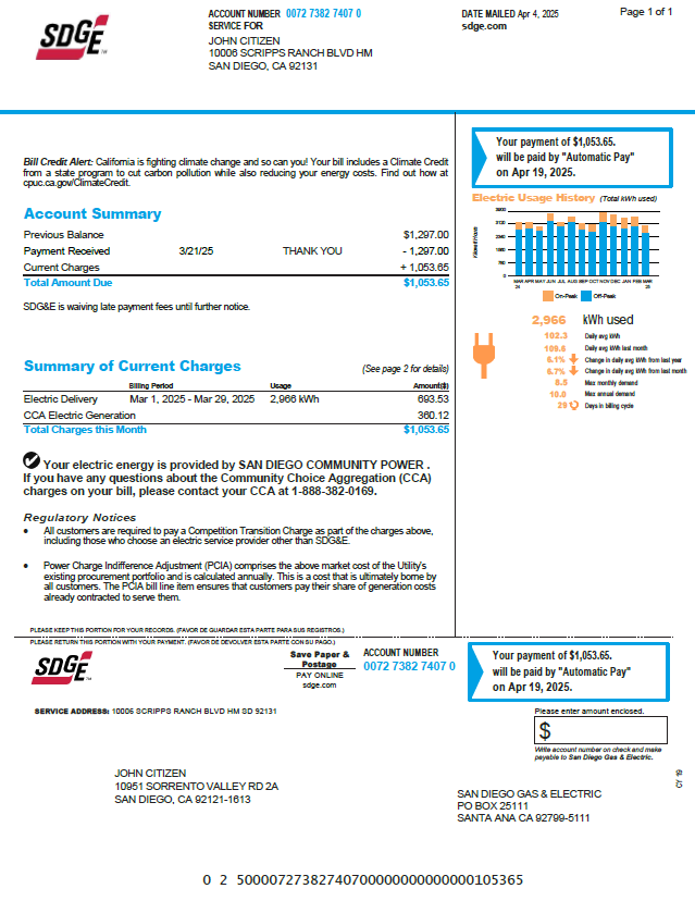  Minol USA business utility bill 